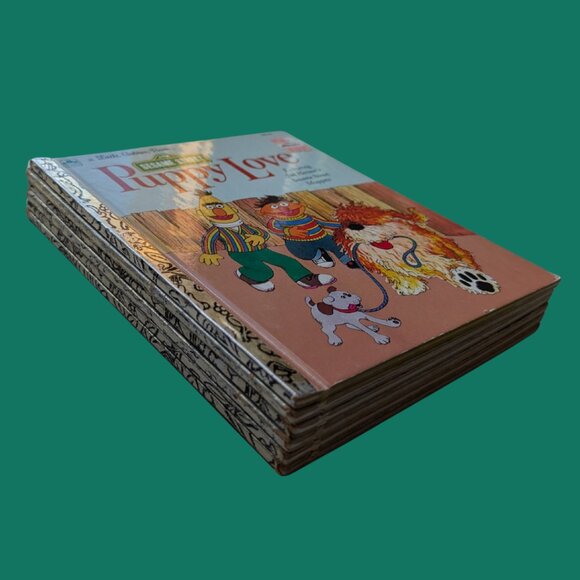 Vintage Sesame Street Little Golden Book Bundle (Set of 6) — 80s/90s - Picture 2 of 2
